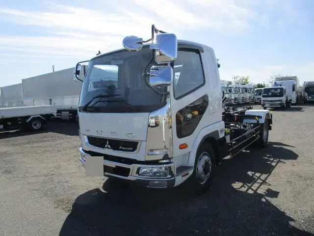 三菱 ファイター 中型/増トン アームロール ツインホイスト ベッド の中古トラック【車両No.155656】