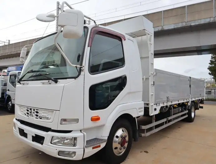三菱 ファイター 中型/増トン 平ボディ パワーゲート アルミブロック の中古トラック【車両No.155395】