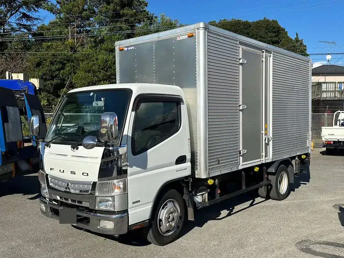 三菱 キャンター 小型 アルミバン パワーゲート サイドドア の中古トラック【車両No.155741】