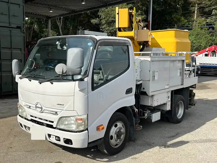 日野 デュトロ 小型 高所・建柱車 高所作業車 電工仕様 の中古トラック【車両No.155679】