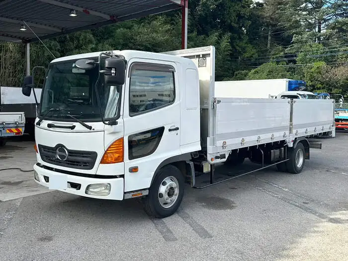 日野 レンジャー 中型/増トン 平ボディ アルミブロック ベッド の中古トラック【車両No.155727】
