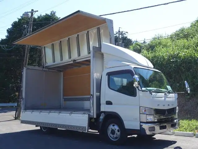 三菱 キャンター 小型 ウイング 床鉄板  の中古トラック【車両No.155723】