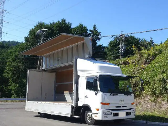 日産UD コンドル 中型/増トン ウイング エアサス ベッド の中古トラック【車両No.155779】
