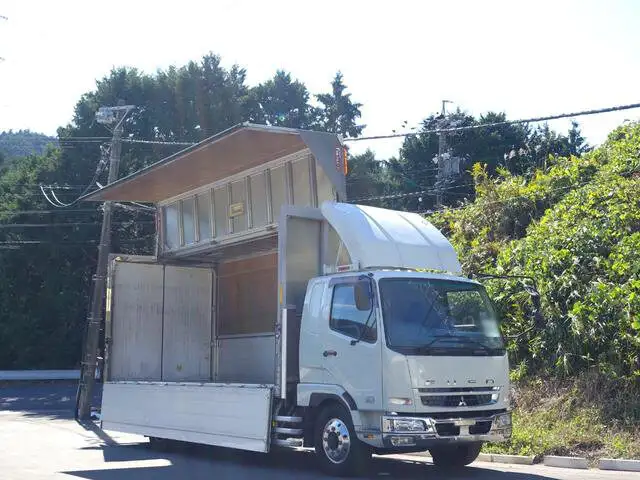 三菱 ファイター 中型/増トン ウイング エアサス ベッド の中古トラック【車両No.155780】