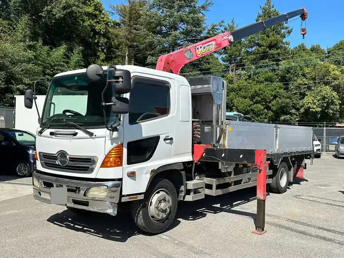 日野 レンジャー 中型/増トン クレーン付 アルミブロック 4段 の中古トラック【車両No.155862】