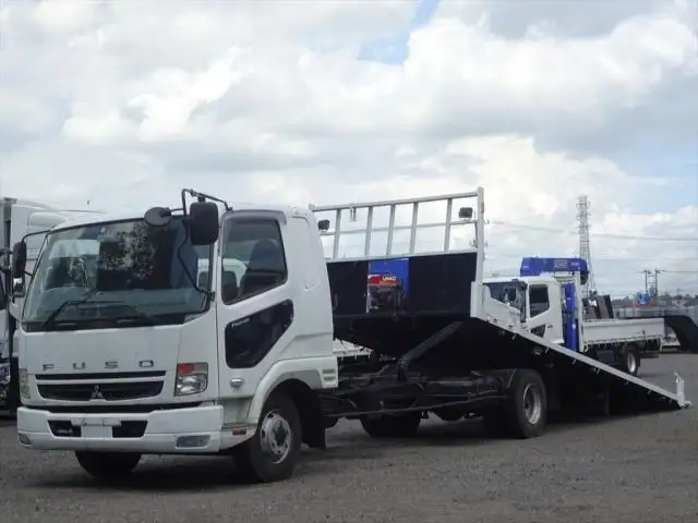 三菱 ファイター 中型/増トン 車両重機運搬 ウインチ ベッド の中古トラック【車両No.155644】