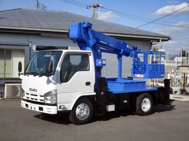 いすゞ エルフ 小型 高所・建柱車 高所作業車 TKG-NKR85N の中古トラック【車両No.155819】
