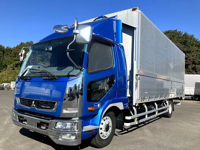 三菱 ファイター 中型/増トン ウイング ベッド TKG-FK61F の中古トラック【車両No.155425】