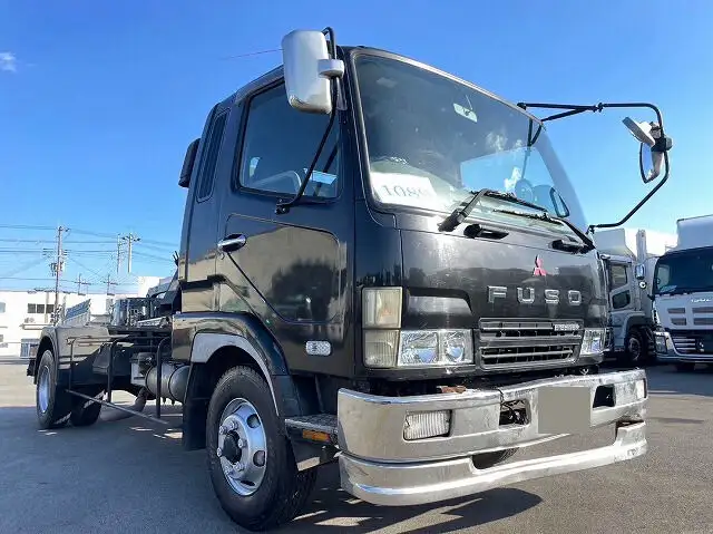 三菱 ファイター 中型/増トン アームロール ツインホイスト ベッド の中古トラック【車両No.155636】
