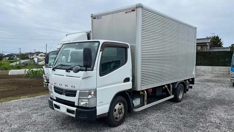 三菱 キャンター 小型 アルミバン パワーゲート TKG-FEA50 の中古トラック【車両No.155903】