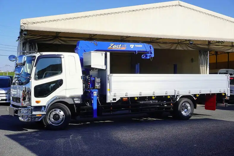 三菱 ファイター 中型/増トン クレーン付 アルミブロック エアサス の中古トラック【車両No.155964】
