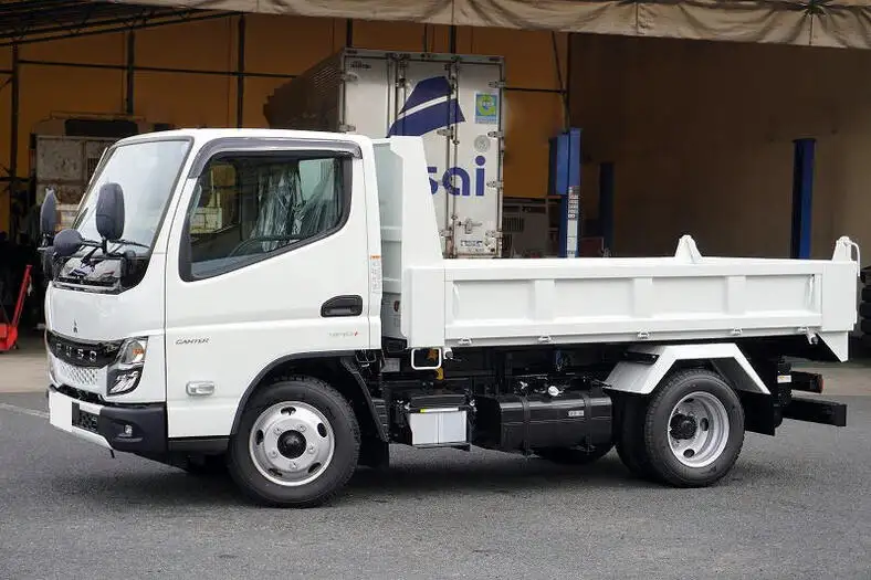 三菱 キャンター 小型 ダンプ ローダー 強化 の中古トラック【車両No.155955】