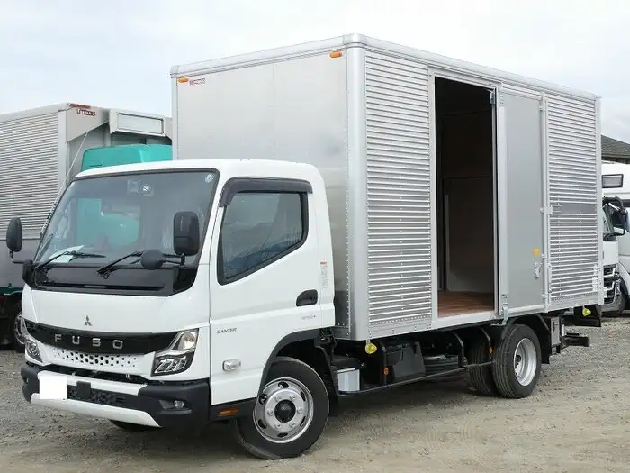 三菱 キャンター 小型 アルミバン パワーゲート サイドドア の中古トラック【車両No.155943】