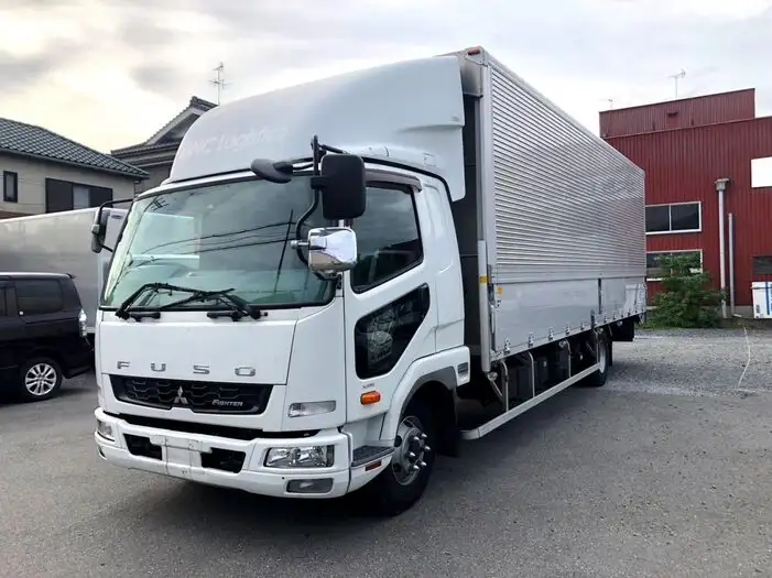 三菱 ファイター 中型/増トン ウイング ベッド TKG-FK64F の中古トラック【車両No.155752】