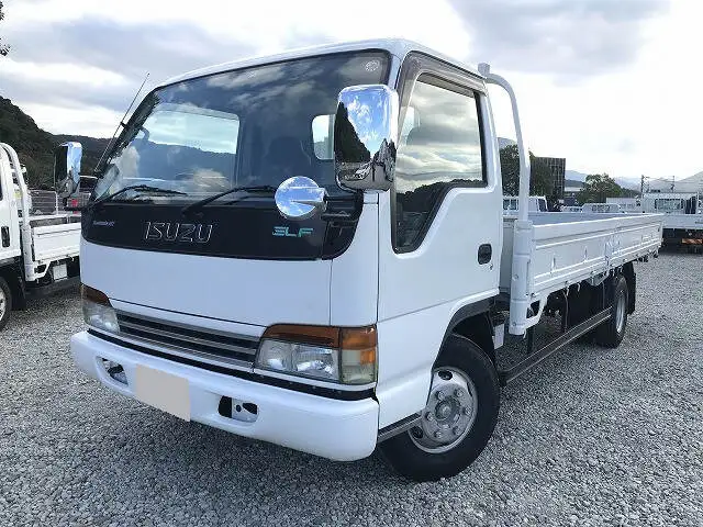 いすゞ エルフ 小型 平ボディ 床鉄板 KK-NPR72PYR の中古トラック【車両No.156073】