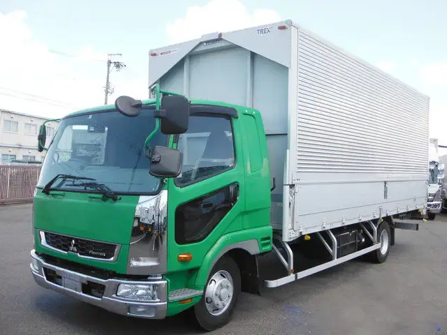 三菱 ファイター 中型/増トン ウイング ベッド TKG-FK61F の中古トラック【車両No.156055】