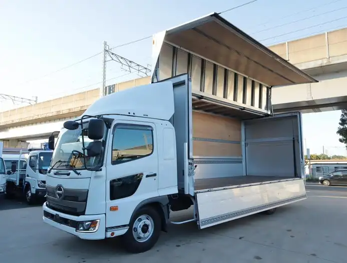 日野 レンジャー 中型/増トン ウイング パワーゲート ベッド の中古トラック【車両No.155835】