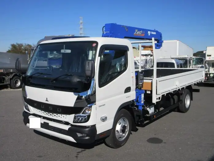 三菱 キャンター 小型 クレーン付 4段 ラジコン の中古トラック【車両No.156180】