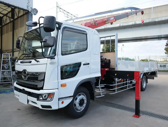 日野 レンジャー 中型/増トン クレーン付 アルミブロック 4段 の中古トラック【車両No.156155】