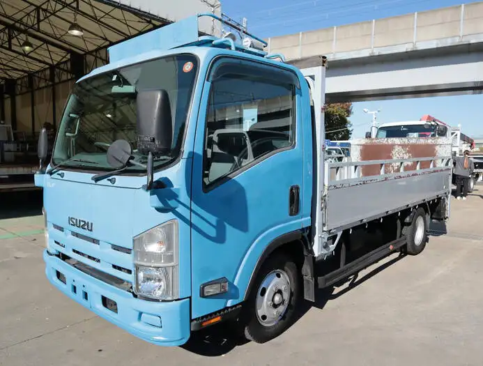いすゞ エルフ 小型 平ボディ パワーゲート アルミブロック の中古トラック【車両No.156187】