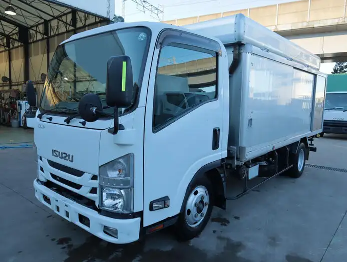 いすゞ エルフ 小型 アルミバン ボトルカー サイドドア の中古トラック【車両No.156189】