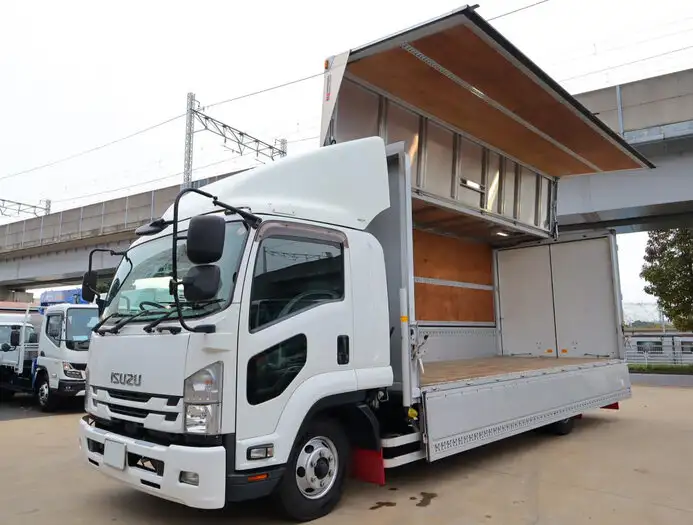 いすゞ フォワード 中型/増トン ウイング エアサス ベッド の中古トラック【車両No.156232】