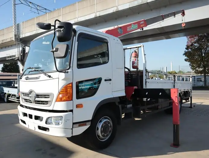 日野 レンジャー 中型/増トン クレーン付 パワーゲート 床鉄板 の中古トラック【車両No.156217】