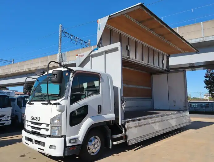 いすゞ フォワード 中型/増トン ウイング パワーゲート ベッド の中古トラック【車両No.156185】