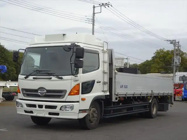 日野 レンジャー 中型/増トン 平ボディ パワーゲート 床鉄板 の中古トラック【車両No.155987】
