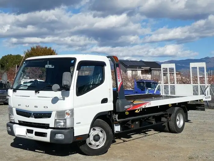 三菱 キャンター 小型 車両重機運搬 ラジコン ウインチ の中古トラック【車両No.156326】