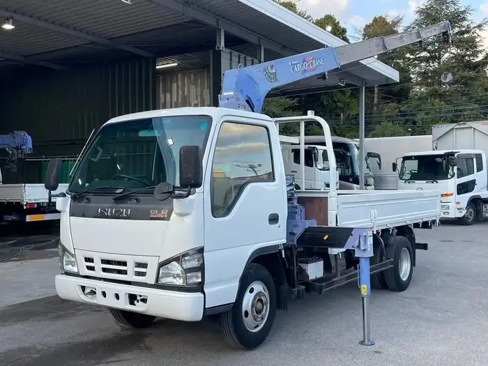 いすゞ エルフ 小型 クレーン付 4段 ラジコン の中古トラック【車両No.156135】