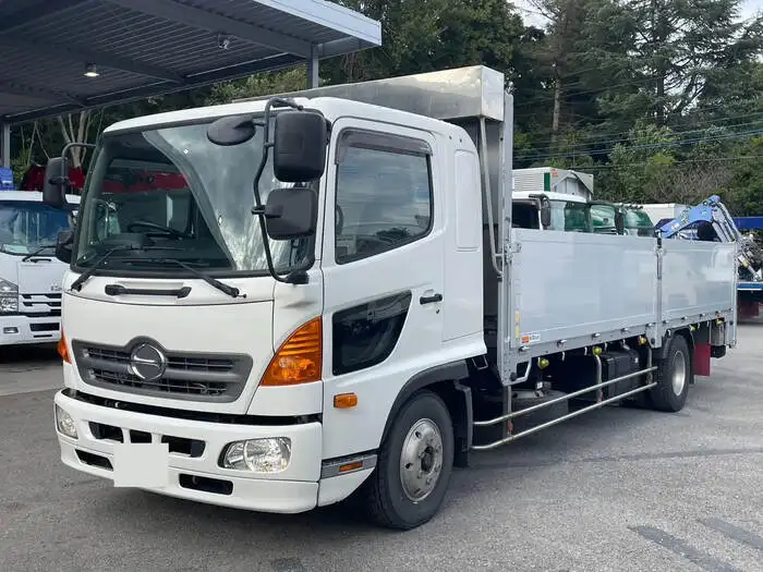 日野 レンジャー 中型/増トン 平ボディ パワーゲート 床鉄板 の中古トラック【車両No.156144】