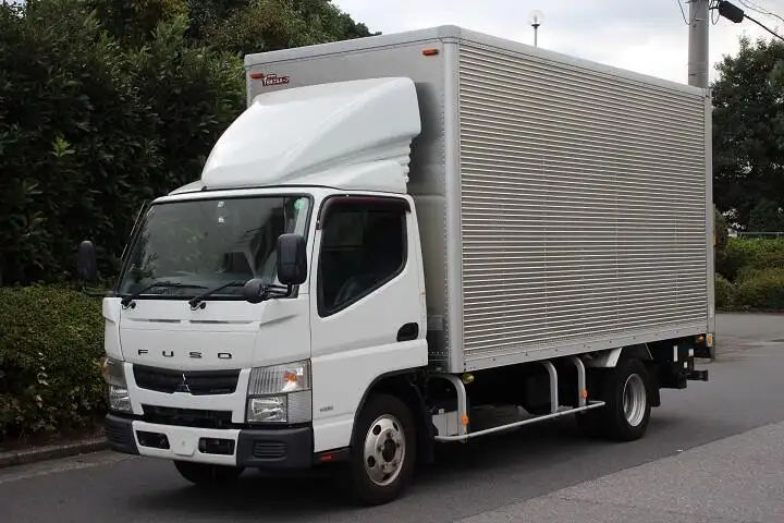 三菱 キャンター 小型 アルミバン パワーゲート TKG-FEA50 の中古トラック【車両No.156341】