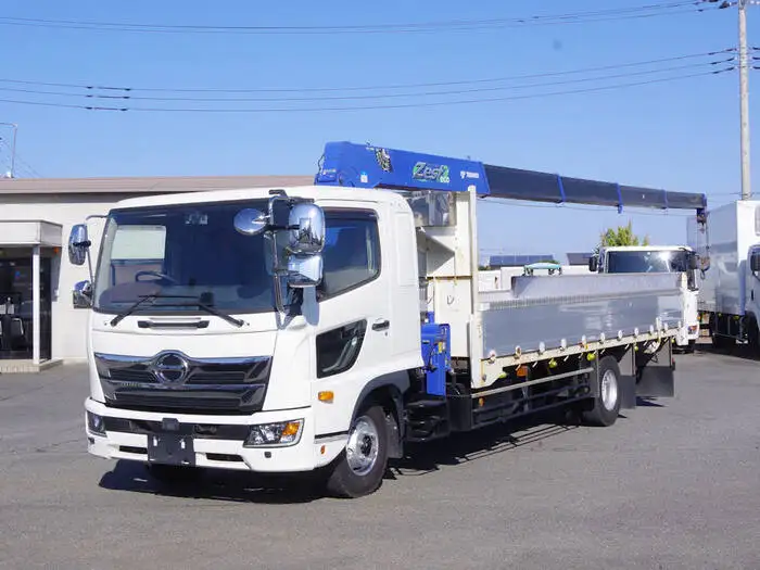 日野 レンジャー 中型/増トン クレーン付 床鉄板 アルミブロック の中古トラック【車両No.156447】