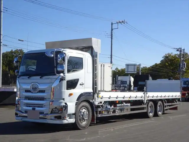 日野 プロフィア 大型 平ボディ 床鉄板 アルミブロック の中古トラック【車両No.156376】