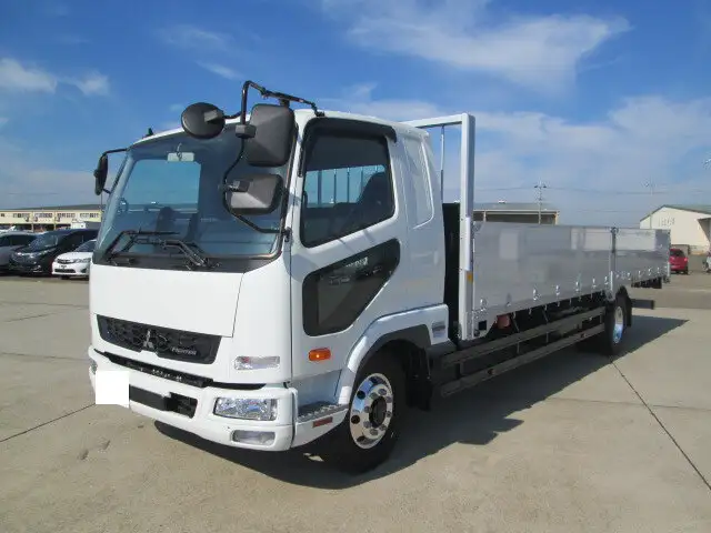三菱 ファイター 中型/増トン 平ボディ アルミブロック ベッド の中古トラック【車両No.156560】