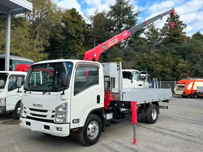 いすゞ エルフ 小型 クレーン付 アルミブロック 4段 の中古トラック【車両No.156470】