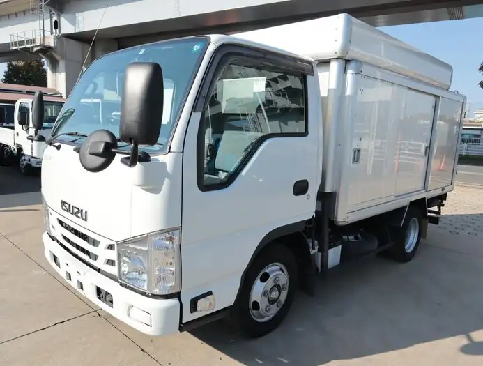 いすゞ エルフ 小型 アルミバン ボトルカー サイドドア の中古トラック【車両No.156710】