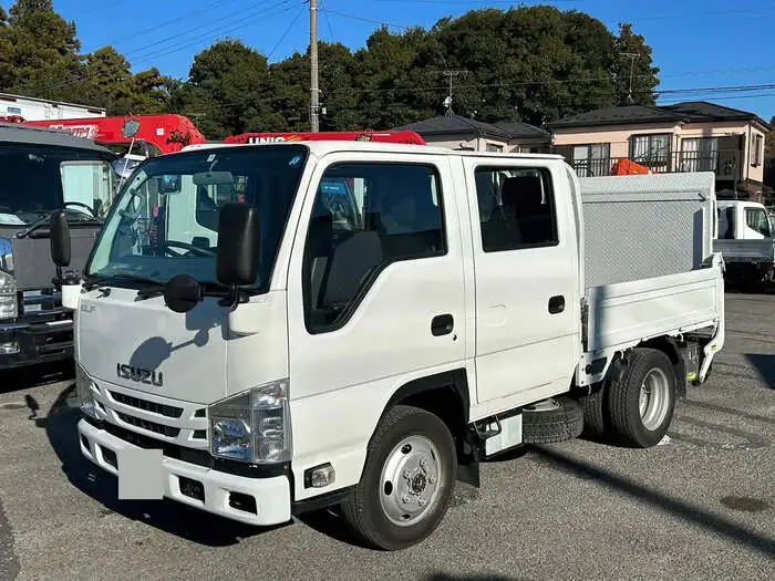 いすゞ エルフ 小型 平ボディ Wキャブ パワーゲート の中古トラック【車両No.156897】