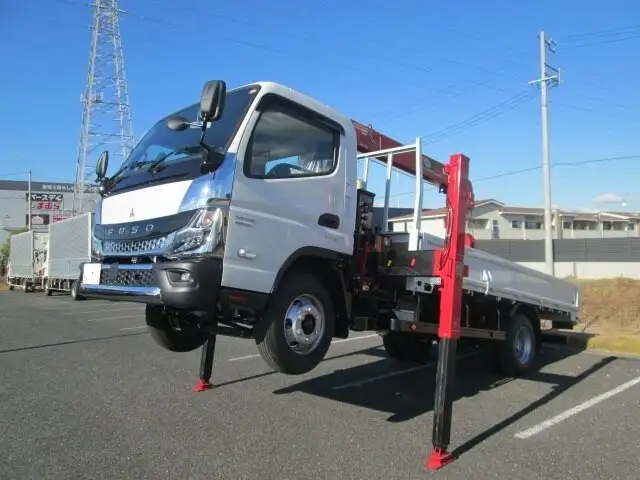 三菱 キャンター 小型 クレーン付 4段 ラジコン の中古トラック【車両No.157034】