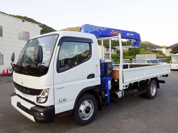 三菱 キャンター 小型 クレーン付 4段 ラジコン の中古トラック【車両No.157038】