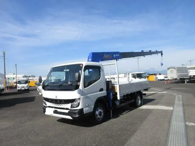三菱 キャンター 小型 クレーン付 アルミブロック 6段 の中古トラック【車両No.157222】