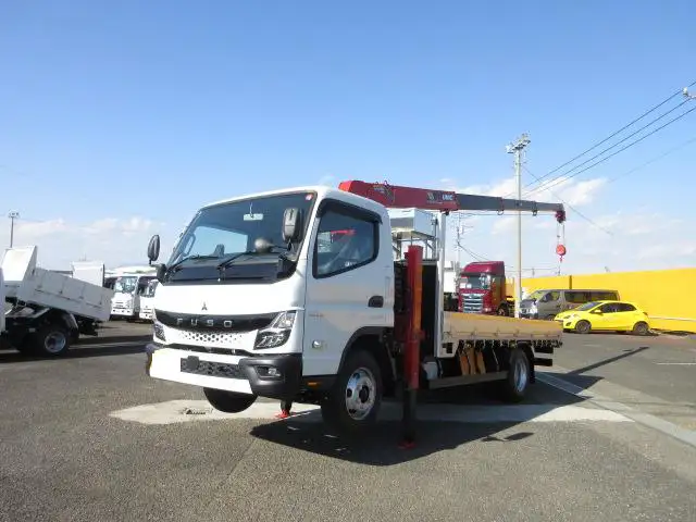 三菱 キャンター 小型 クレーン付 4段 ラジコン の中古トラック【車両No.157224】