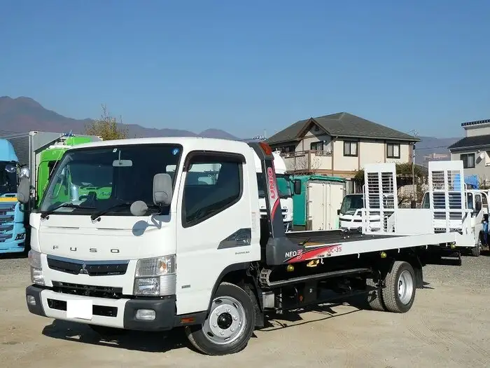 三菱 キャンター 小型 車両重機運搬 ラジコン ウインチ の中古トラック【車両No.157294】