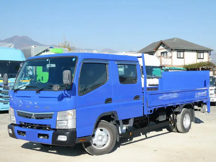 三菱 キャンター 小型 平ボディ Wキャブ パワーゲート の中古トラック【車両No.157299】