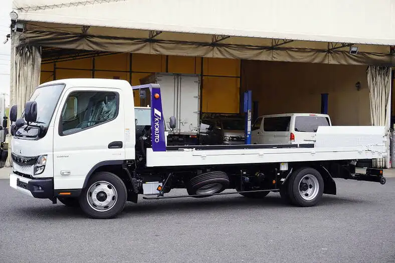 三菱 キャンター 小型 車両重機運搬 ラジコン ウインチ の中古トラック【車両No.157298】