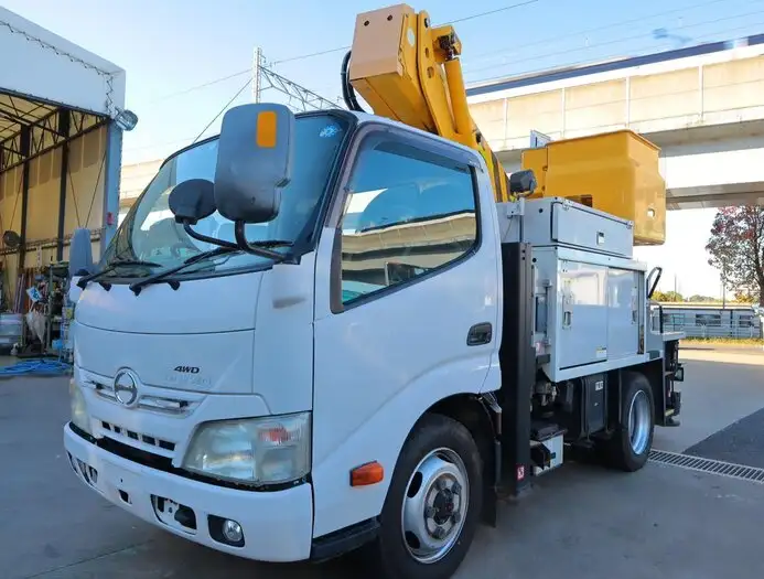 日野 デュトロ 小型 高所・建柱車 高所作業車 電工仕様 の中古トラック【車両No.157270】