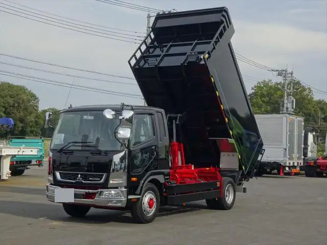 三菱 ファイター 中型/増トン ダンプ 土砂禁 ベッド の中古トラック【車両No.157360】
