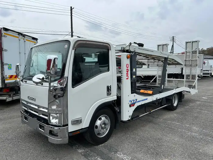 いすゞ エルフ 小型 車両重機運搬 ラジコン ウインチ の中古トラック【車両No.157385】