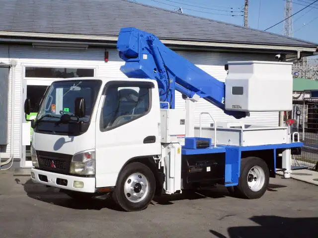 三菱 キャンター 小型 高所・建柱車 高所作業車 PA-FE73DB の中古トラック【車両No.157025】